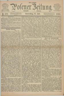 Posener Zeitung. Jg.90, Nr. 481 (12 Juli 1883)