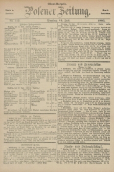 Posener Zeitung. Jg.90, Nr. 512 (24 Juli 1883) - Abend=Ausgabe.