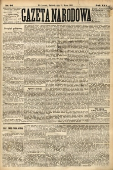 Gazeta Narodowa. 1886, nr 66