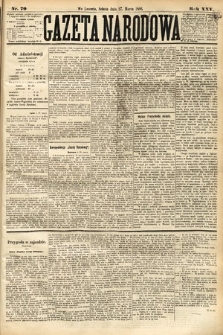 Gazeta Narodowa. 1886, nr 70