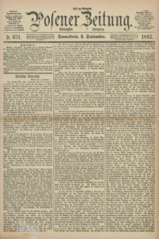 Posener Zeitung. Jg.90, Nr. 631 (8 September 1883) - Mittag=Ausgabe.