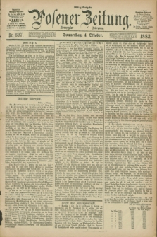 Posener Zeitung. Jg.90, Nr. 697 (4 Oktober 1883) - Mittag=Ausgabe.