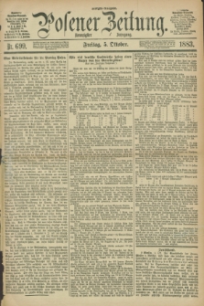 Posener Zeitung. Jg.90, Nr. 699 (5 Oktober 1883) - Morgen=Ausgabe.