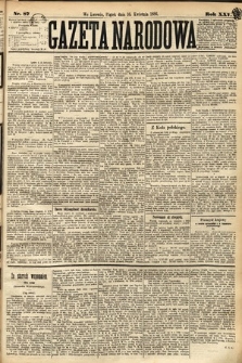 Gazeta Narodowa. 1886, nr 87