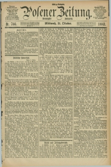 Posener Zeitung. Jg.90, Nr. 766 (31 Oktober 1883) - Mittag=Ausgabe.