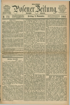 Posener Zeitung. Jg.90, Nr. 772 (2 November 1883) - Mittag=Ausgabe.