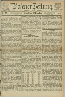 Posener Zeitung. Jg.90, Nr. 774 (3 November 1883) - Morgen=Ausgabe.