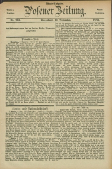 Posener Zeitung. Jg.90, Nr. 794 (10 November 1883) - Abend=Ausgabe.