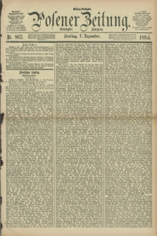 Posener Zeitung. Jg.90, Nr. 862 (7 Dezember 1883) - Mittag=Ausgabe.