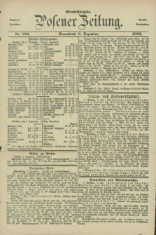 Posener Zeitung. Jg.90, Nr. 866 (8 Dezember 1883) - Abend=Ausgabe.
