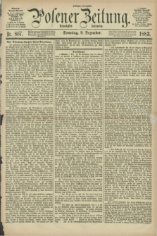Posener Zeitung. Jg.90, Nr. 867 (9 Dezember 1883) - Morgen=Ausgabe. + dod.