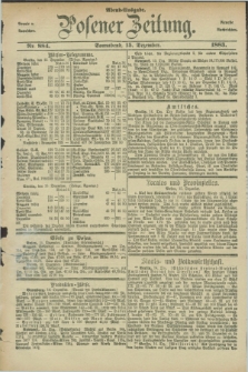 Posener Zeitung. Jg.90, Nr. 884 (15 Dezember 1883) - Abend=Ausgabe.