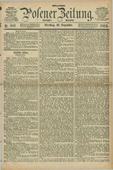 Posener Zeitung. Jg.90, Nr. 889 (18 Dezember 1883) - Mittag=Ausgabe.