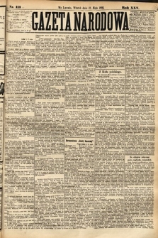 Gazeta Narodowa. 1886, nr 113