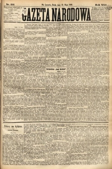 Gazeta Narodowa. 1886, nr 114