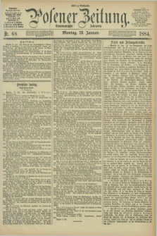 Posener Zeitung. Jg.91, Nr. 68 (28 Januar 1884) - Mittag=Ausgabe.