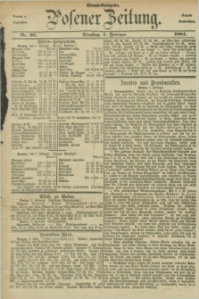 Posener Zeitung. Jg.91, Nr. 90 (5 Februar 1884) - Abend=Ausgabe.