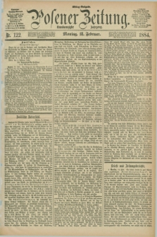 Posener Zeitung. Jg.91, Nr. 122 (18 Februar 1884) - Mittag=Ausgabe.