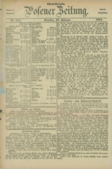 Posener Zeitung. Jg.91, Nr. 144 (26 Februar 1884) - Abend=Ausgabe.