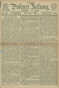 Posener Zeitung. Jg.91, Nr. 155 (1 März 1884) - Mittag=Ausgabe.