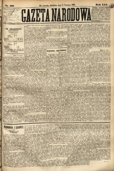 Gazeta Narodowa. 1886, nr 129