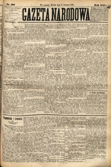 Gazeta Narodowa. 1886, nr 130