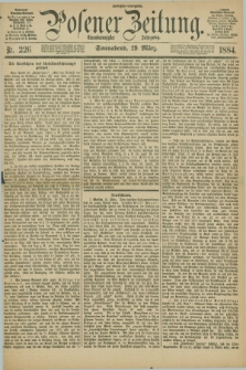 Posener Zeitung. Jg.91, Nr. 226 (29 März 1884) - Morgen=Ausgabe.