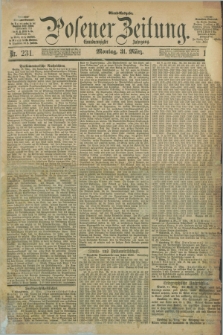 Posener Zeitung. Jg.91, Nr. 231 (31 März 1884) - Abend=Ausgabe.