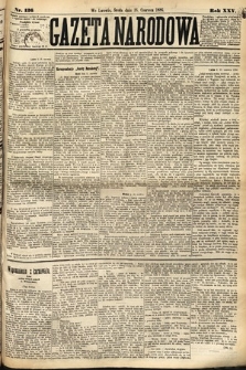 Gazeta Narodowa. 1886, nr 136