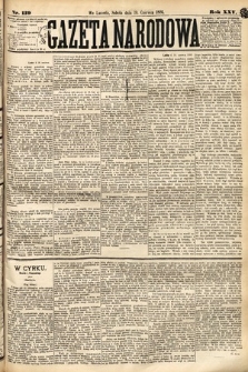 Gazeta Narodowa. 1886, nr 139