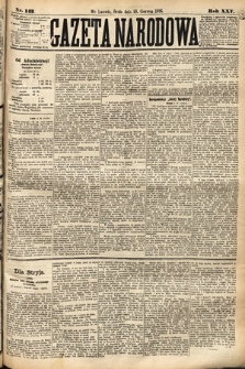 Gazeta Narodowa. 1886, nr 142