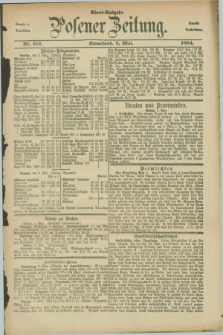 Posener Zeitung. Jg.91, Nr. 312 (3 Mai 1884) - Abend=Ausgabe.
