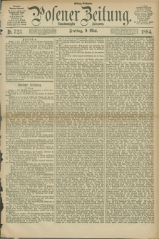 Posener Zeitung. Jg.91, Nr. 323 (9 Mai 1884) - Mittag=Ausgabe.