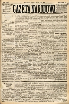 Gazeta Narodowa. 1886, nr 147