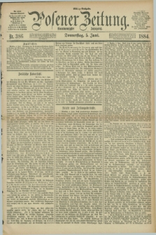 Posener Zeitung. Jg.91, Nr. 386 (5 Juni 1884) - Mittag=Ausgabe.