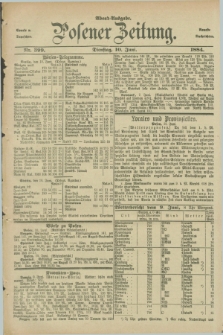 Posener Zeitung. Jg.91, Nr. 399 (10 Juni 1884) - Abend=Ausgabe.