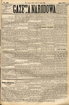 Gazeta Narodowa. 1886, nr 155