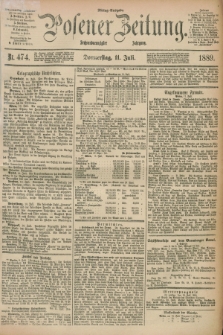 Posener Zeitung. Jg.96, Nr. 474 (11 Juli 1889) - Mittag=Ausgabe.