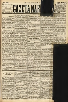 Gazeta Narodowa. 1886, nr 161
