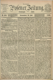 Posener Zeitung. Jg.96, Nr. 499 (20 Juli 1889) - Abend=Ausgabe.