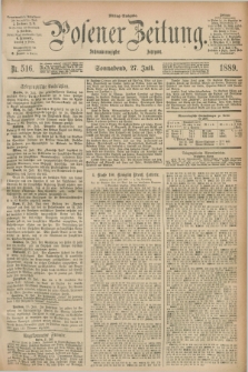 Posener Zeitung. Jg.96, Nr. 516 (27 Juli 1889) - Mittag=Ausgabe.
