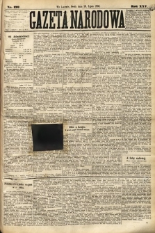 Gazeta Narodowa. 1886, nr 170