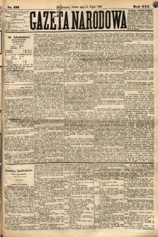 Gazeta Narodowa. 1886, nr 173