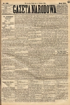 Gazeta Narodowa. 1886, nr 176