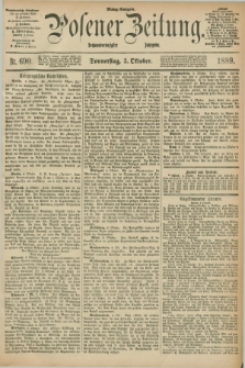 Posener Zeitung. Jg.96, Nr. 690 (3 Oktober 1889) - Mittag=Ausgabe.