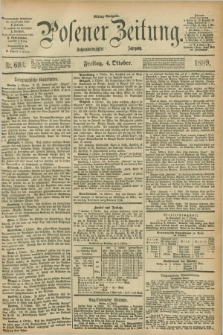 Posener Zeitung. Jg.96, Nr. 693 (4 Oktober 1889) - Mittag=Ausgabe.