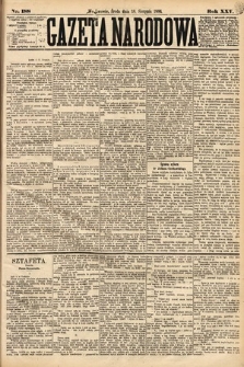 Gazeta Narodowa. 1886, nr 188