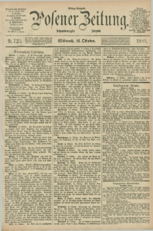 Posener Zeitung. Jg.96, Nr. 723 (16 Oktober 1889) - Mittag=Ausgabe.