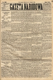 Gazeta Narodowa. 1886, nr 197