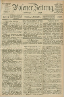 Posener Zeitung. Jg.96, Nr. 774 (5 November 1889) - Mittag=Ausgabe.